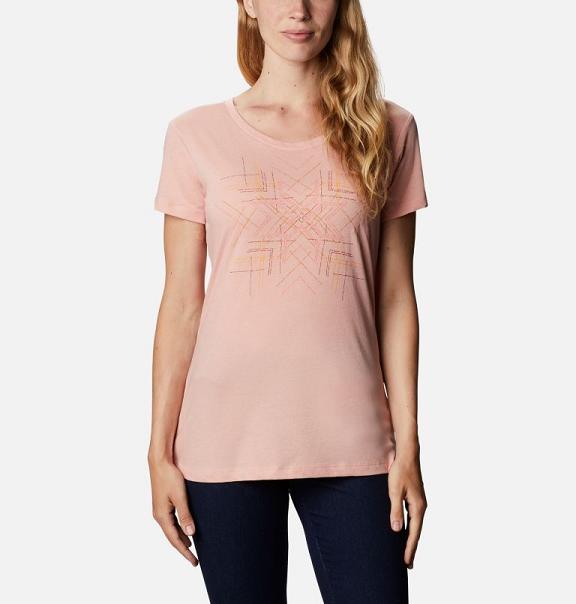 Columbia Daisy Days T-Shirt Pink For Women's NZ58147 New Zealand